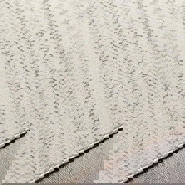 Livabliss Pisa-Geometric Grey Charcoal Off-White Rug