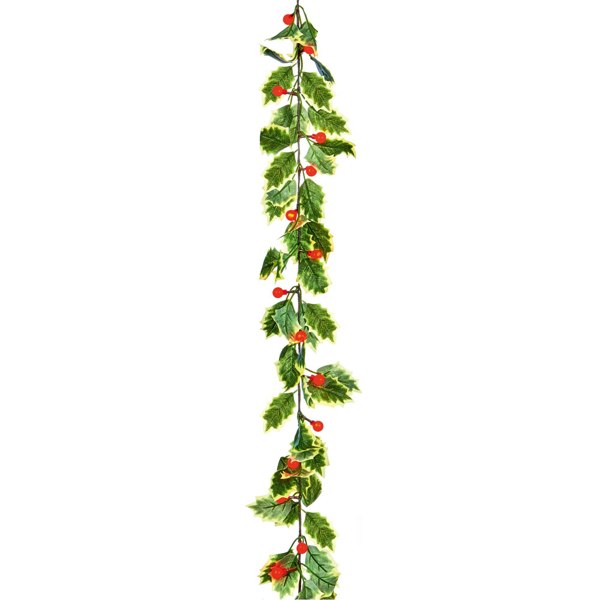 Samuel Alexander 1.8m Artificial Garland with Berries & Lights Battery Operated with 35 Warm White LEDs