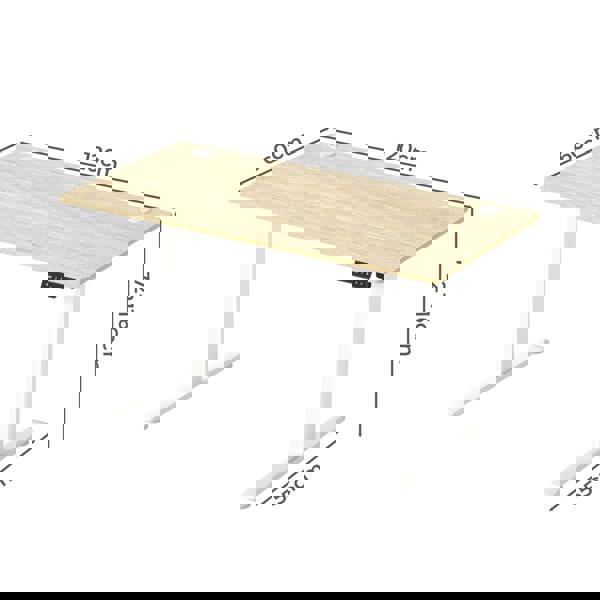 Levede Electric Standing Desk Height Adjustable with Memory Control Natural