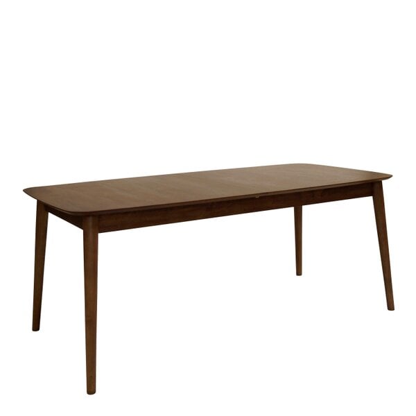 Wyld Haus Novi Sad Walnut Wood Effect Rectangular Extending Dining Table