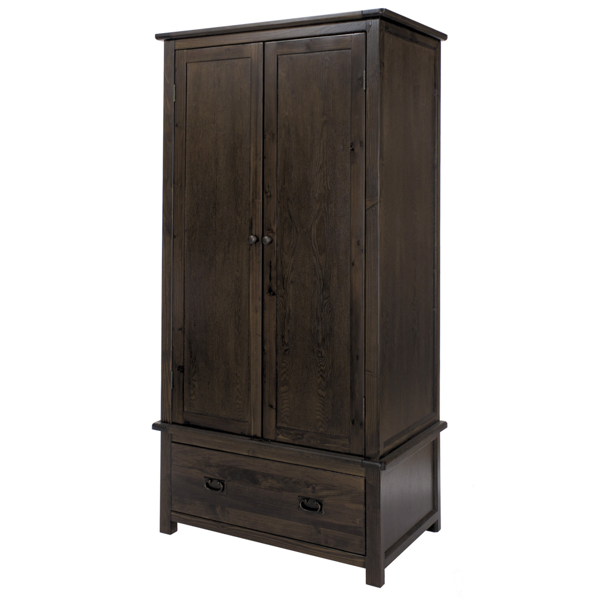 Core Products Boston 2 Door & 1 Drawer Wardrobe