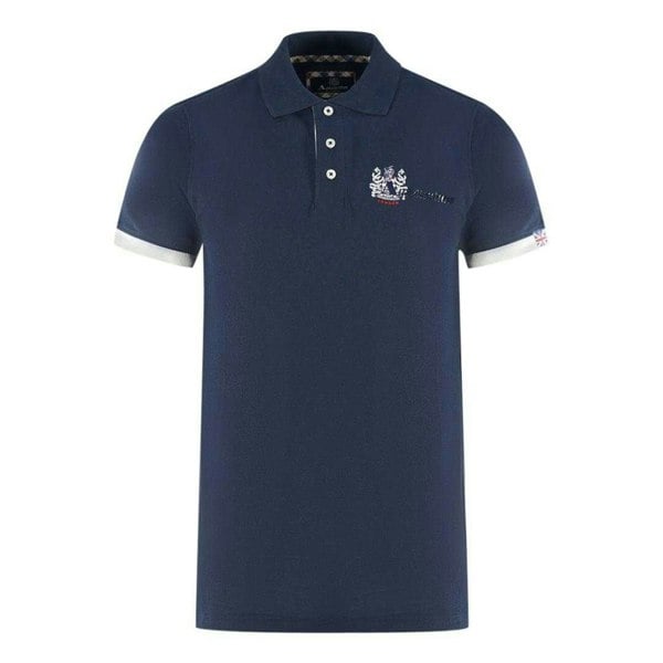 Aquascutum Unisex Adult London Aldis Polo Shirt - Navy