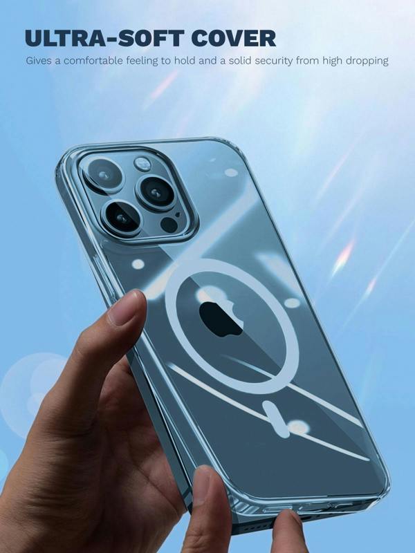 ULTRICS Magnetic Case for iPhone 12 Series, MagSafe Compatible Clear Shockproof Phone Cover