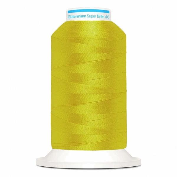 Gutermann Super Brite Polyester 40 Embroidery Thread 1000m Polyester Thread Suitable For Embroidery