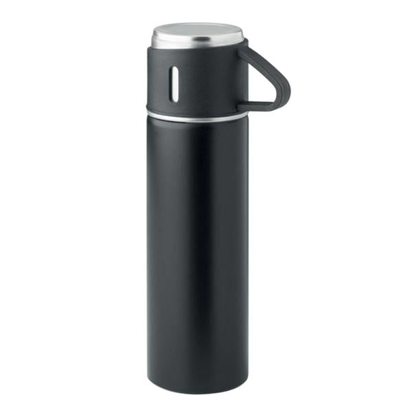 MidOcean Tonia Double-Walled 420ml Flask - Black - 