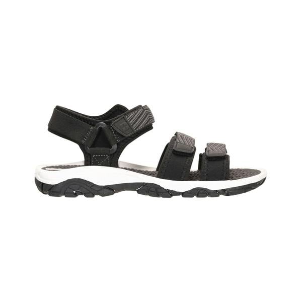 Mountain Warehouse Childrens/Kids 3 Touch Fastening Strap Sandals - Black - 