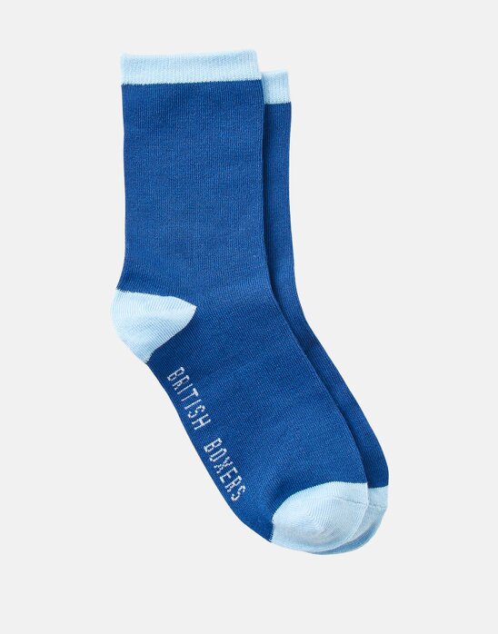 British Boxers Women's Bamboo Four-Pair Sock Gift Box – Starry Night