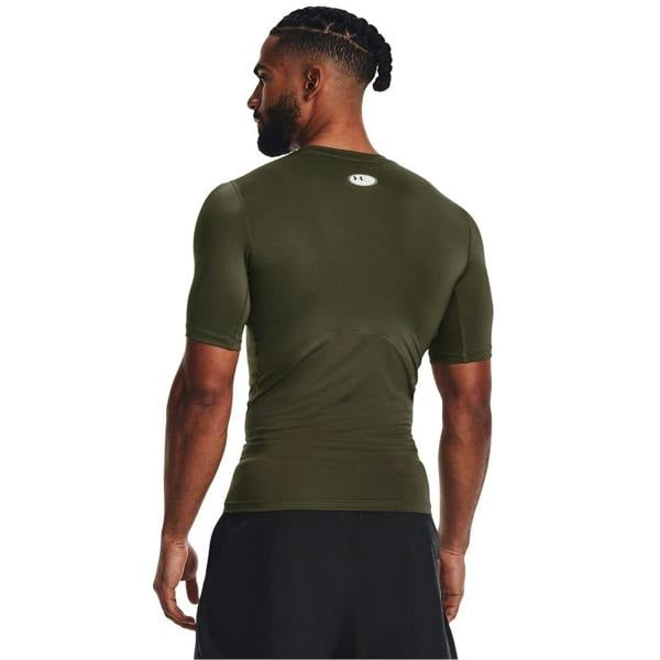 Under Armour Mens HeatGear Training T-Shirt - Marine OD Green - 