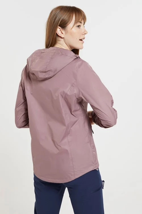 Mountain Warehouse Womens/Ladies Swerve Packaway Waterproof Jacket - Purple