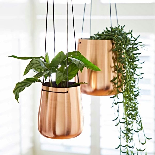 Paper High Iron Hanging Planter