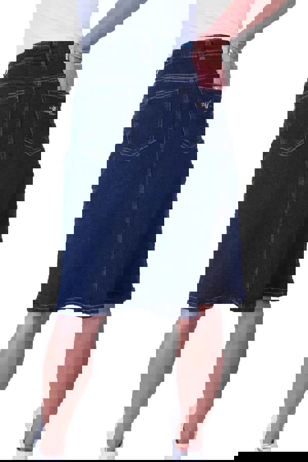 Paulo Due Women's A Line Stretch Denim Skirt