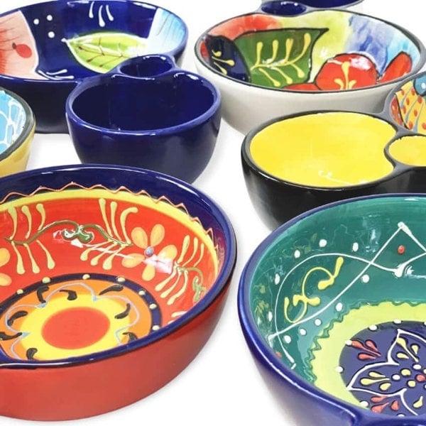 Ceramic olive dishes from spain