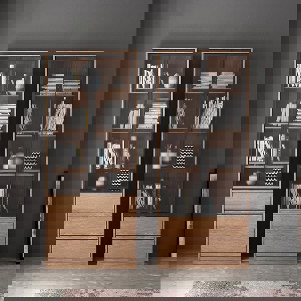 A Set Of Three Bookcases, Shelving Units-Weilai Concept-Weilai Concept