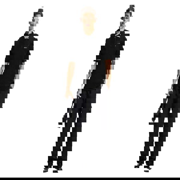 Hugo Mens Dalomino Contrast Logo Polo Shirt - Black - 