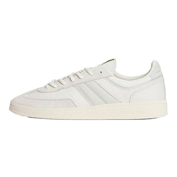 Tommy Jeans Unisex Adult Greenwich Leather Shoes - Ecru/Grey - 