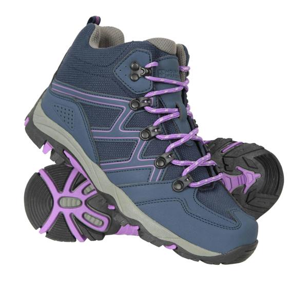 Mountain Warehouse Childrens/Kids Oscar Walking Boots - Purple - 