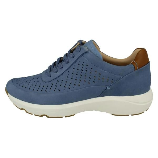 Clarks Ladies Clarks Punched Hole Detailed Summer Shoes Tivoli Grace