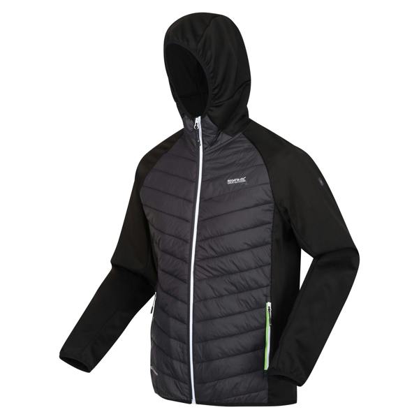 Regatta Mens Andreson VIII Hybrid Jacket - Ash/Black - 