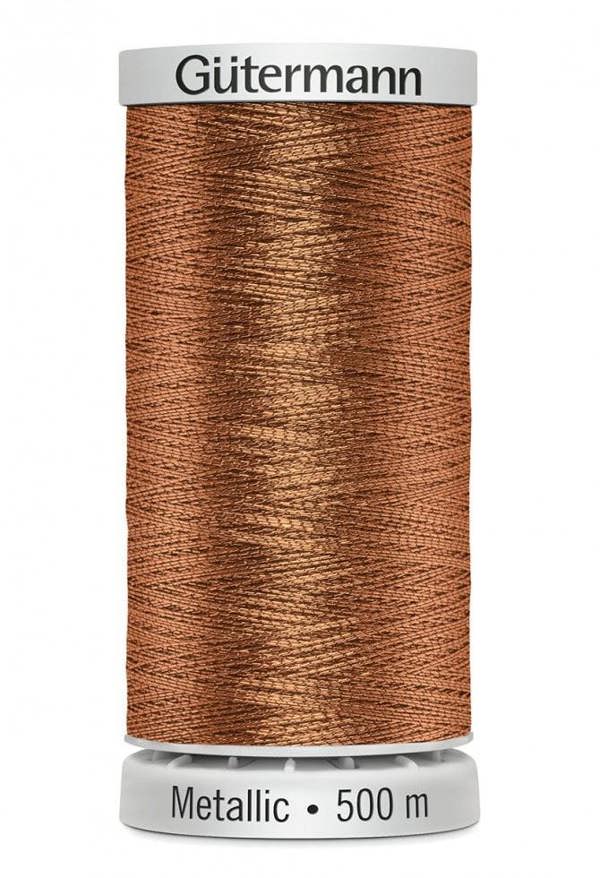 Gutermann Sulky Metallic Embroidery Thread 500m Polyamide, Polyester Thread Suitable For Embroidery