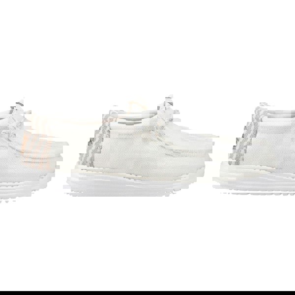HEYDUDE Wally Resort Polyester Blend Men's White/Multi Moccasins Shoes