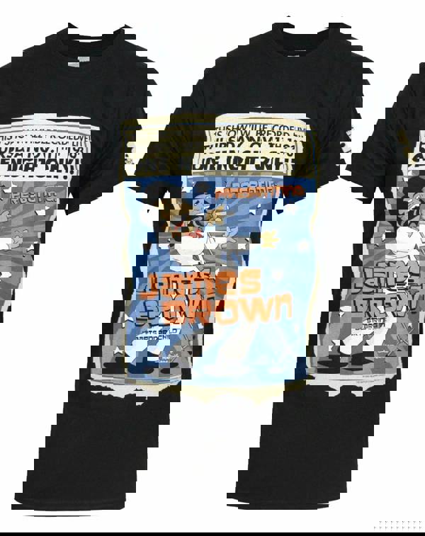 The Simpsons Mens Black James Brown Short Sleeved T-Shirt