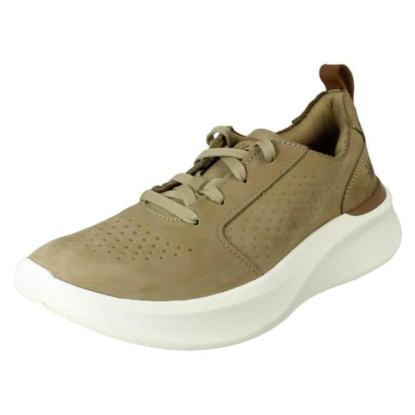 Clarks Mens Clarks Cloudsteppers Platform Trainers SolevanaStyle