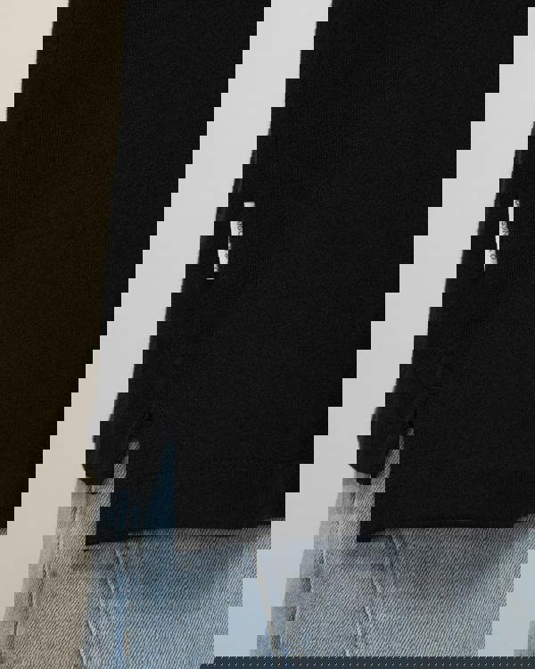 Larsson & Co Praesto - Oversized Stepped Hem Sweatshirt