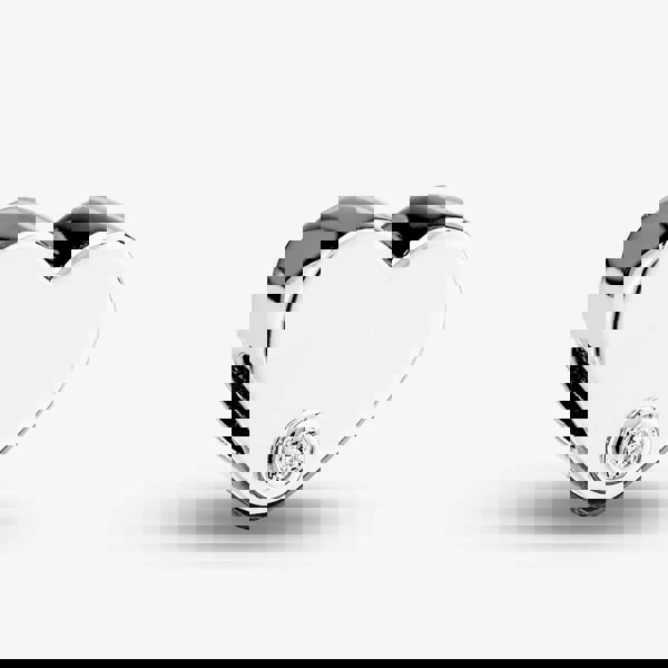 Rosa Lea White Heart Charm AM-2THB006204-White