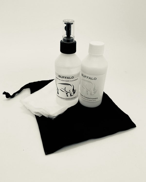 Barneys Originals Leather Care Kit with Cleaner, Conditioner & Wipes