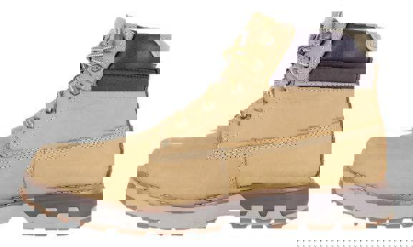 Caterpillar Pursue Mid Men's Casual Lace Up Leather Ankle Boots, tan color with a padded collar and rugged outsole design.