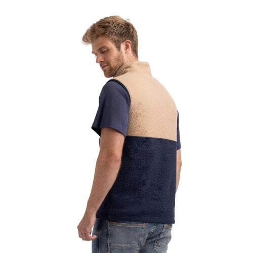 Trespass Mens North Fleece Gilet - Beige