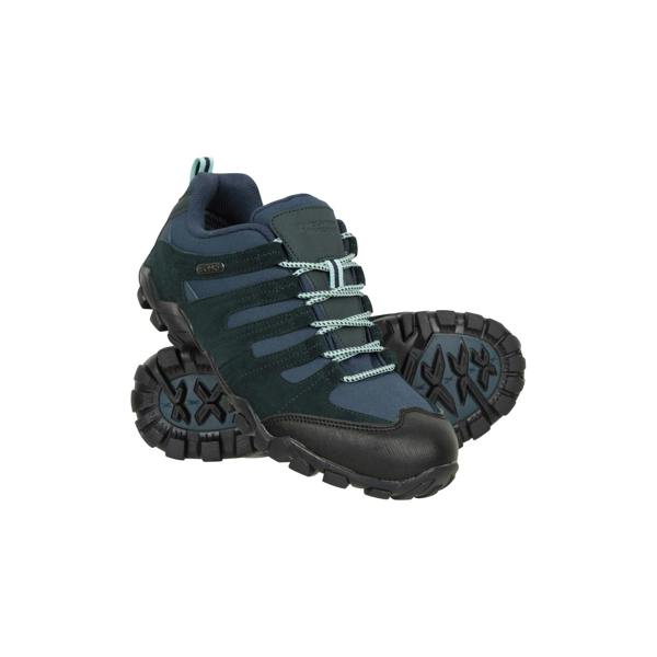 Mountain Warehouse Womens/Ladies Belfour Suede Waterproof Walking Shoes - Navy - 