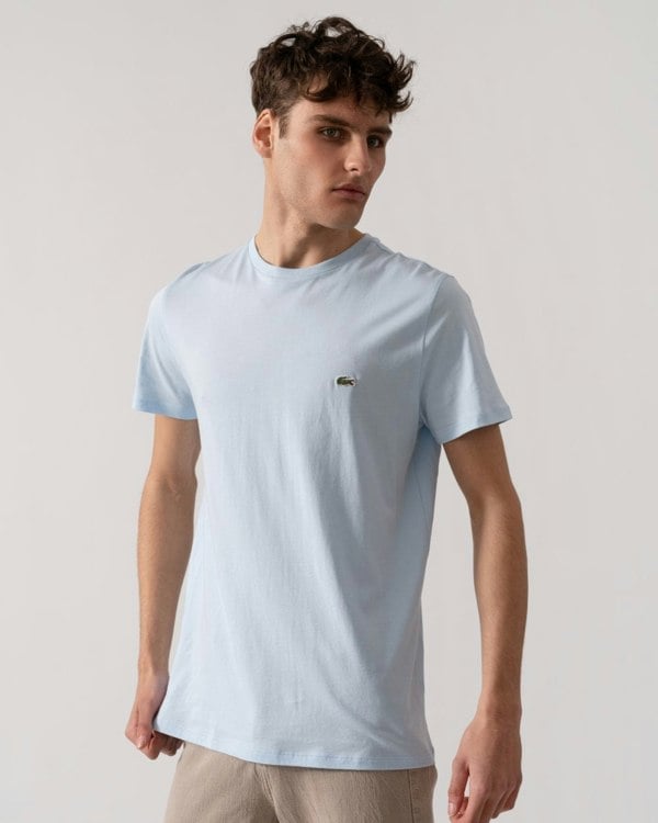 Lacoste Mens Crew Neck Pima Cotton Jersey T-Shirt - Rill T01
