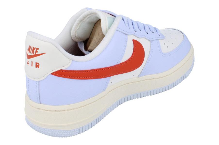 Nike Air Force 1 07 Womens Trainers Hv0843  085 - Football Grey Vintage Coral 085 - Photo 2