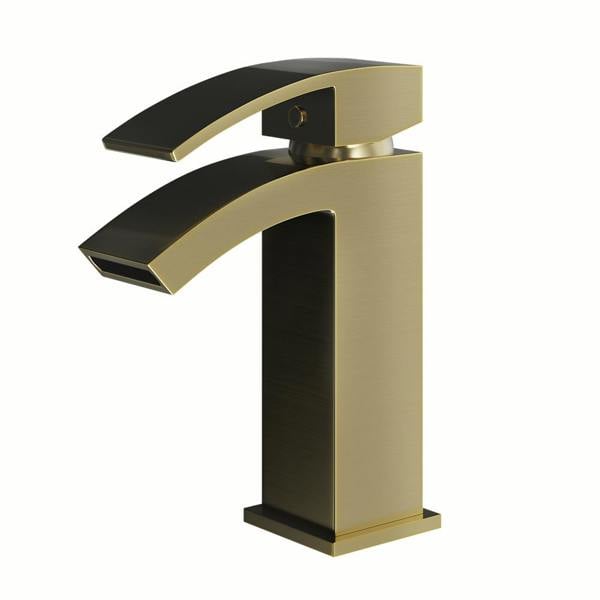 Flode Boras | Mono Basin Mixer Tap | Brushed Brass