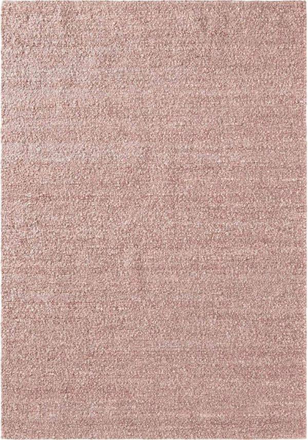 Pinkish-brown textured rug