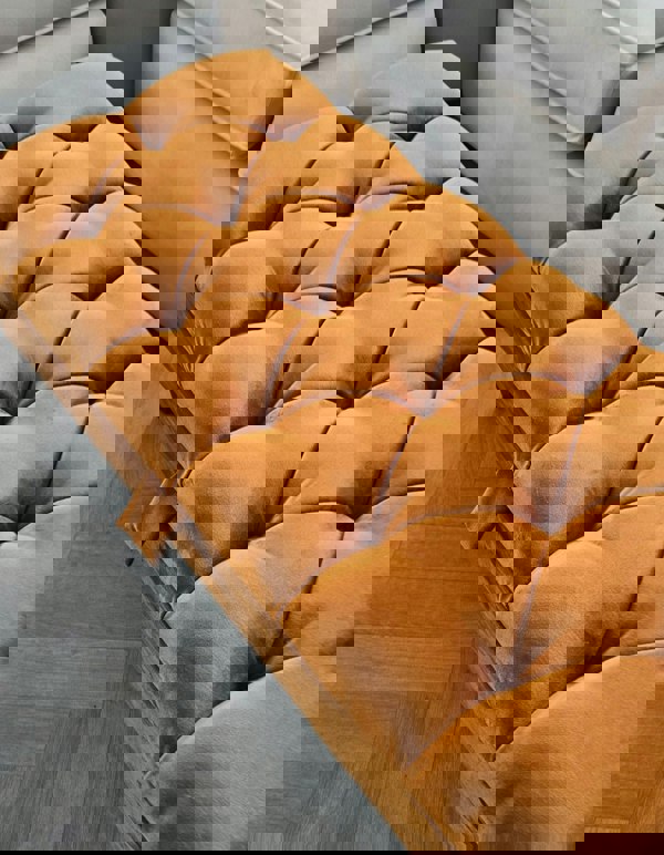 BURNT ORANGE | POUFFE | FOOTSTOOL | STORAGE OTTOMAN - ISTOOLS