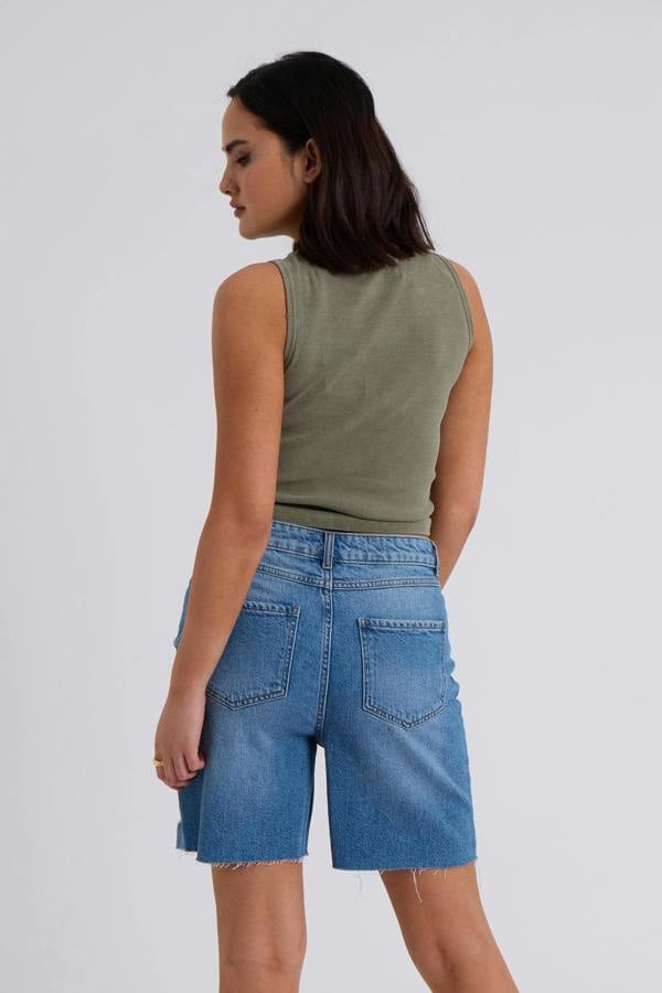 Urban Bliss Ripped Bermuda Short