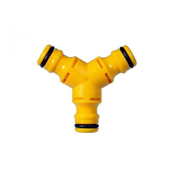 Hozelock Y Connector - Yellow - 
