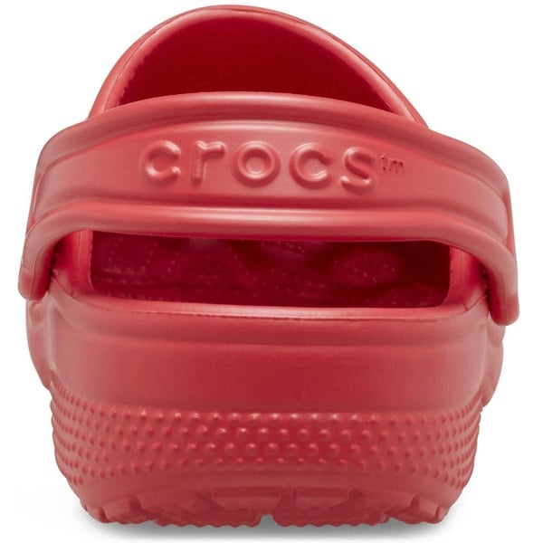 Crocs Kids' Classic Thermoplastic Varsity Red Loafers