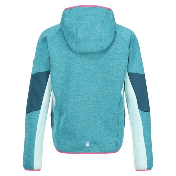 Regatta Childrens/Kids Dissolver VIII Full Zip Fleece Jacket - Tahoe Blue/Moroccan Blue/Bleached Aqua