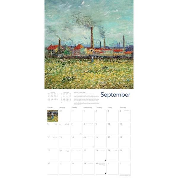 Van Gogh Landscapes Calendar 2027, Wall Calendars, Month To View, Art, Gift
