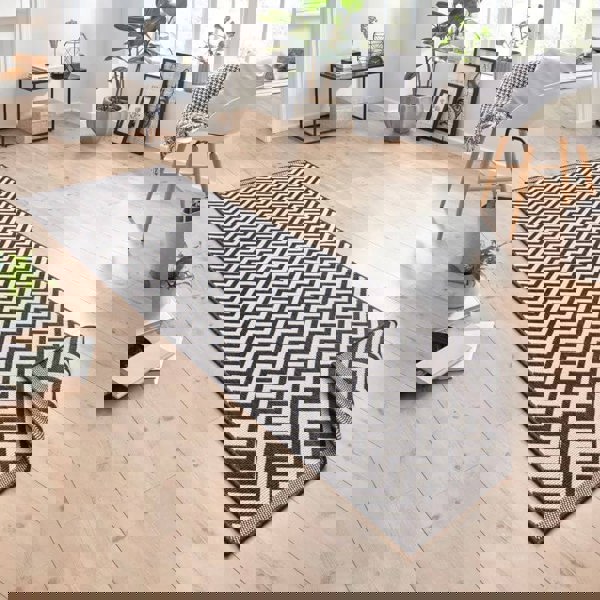 The Rugs Palma Reversible Indoor-Outdoor Rug |Chevron Design