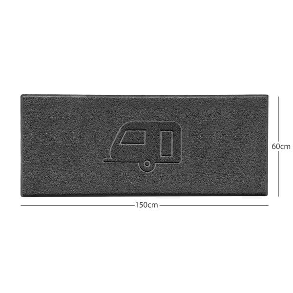 Nicoman "Caravan" Grey Spaghetti Door Mat