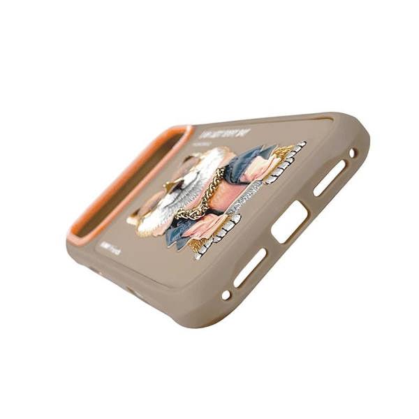 Nimmy Friends Nimmy Glasses Cool Dog Case with MagSafe for iPhone 17 Pro Max 6.9" Brown Orange - N-YJ-IP17-PRO-MAX-012-A