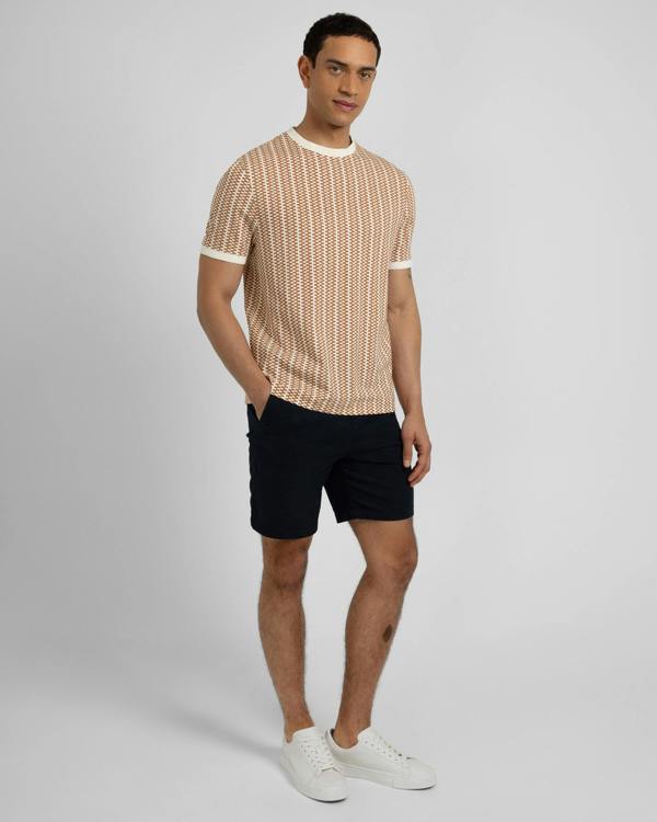 Steel & Jelly Pixley - Wavy Stripe Printed T-Shirt