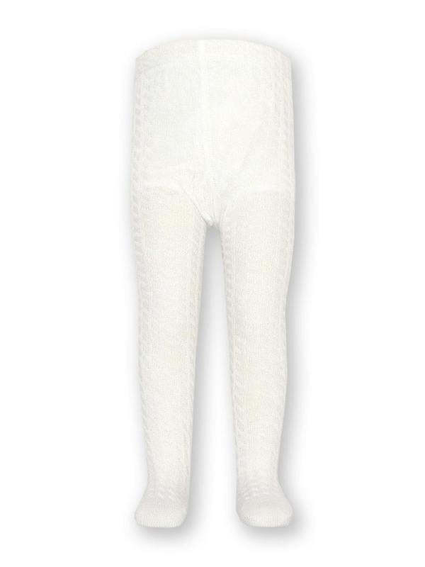 Kite Girls Organic Cable Tights Off White