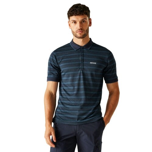 Regatta Mens Kildra Polo Shirt - Moonlight Denim