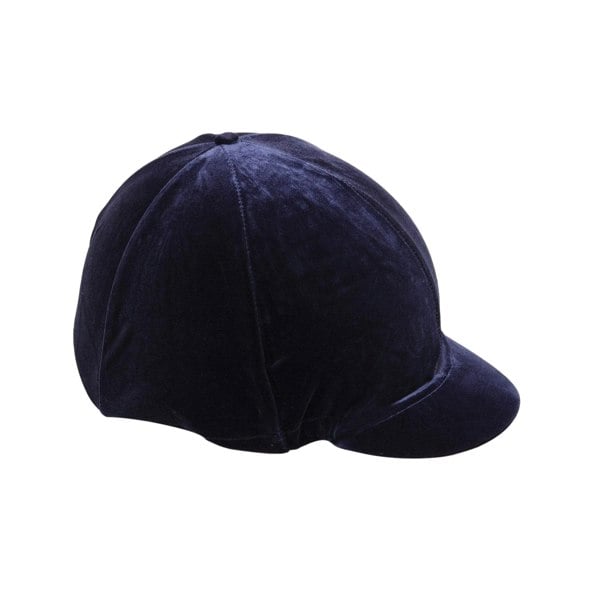 Shires Velveteen Hat Cover - Navy