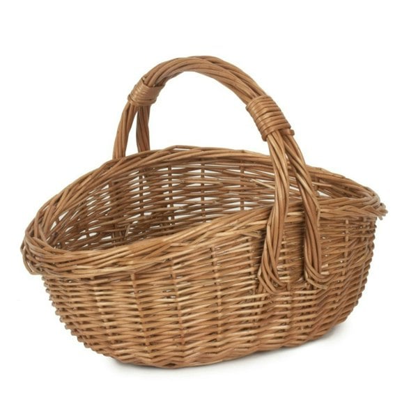 Cookery Wicker Shopper Basket